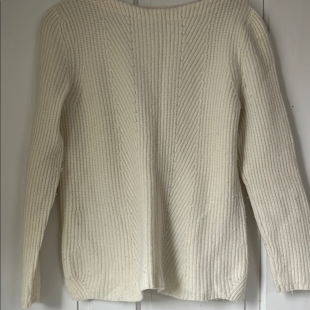 Talbots Cream Pullover Sweater Size L